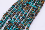 Natural Turquoise Freeform Nugget Beads about 12mm Heishi Roundel Smooth Round 15.5" Loose Beads Natural Untreated