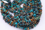 Natural Turquoise Freeform Nugget Beads about 12mm Heishi Roundel Smooth Round 15.5" Loose Beads Natural Untreated