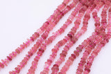 Natural Strawberry Quartz Freeform Nugget Beads about 10mm Heishi Roundel Smooth Round 15.5" Loose Beads Natural Untreated