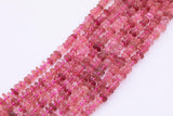 Natural Strawberry Quartz Freeform Nugget Beads about 10mm Heishi Roundel Smooth Round 15.5" Loose Beads Natural Untreated
