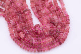 Natural Strawberry Quartz Freeform Nugget Beads about 10mm Heishi Roundel Smooth Round 15.5" Loose Beads Natural Untreated