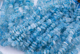 Natural Aquamarine Freeform Nugget Beads about 10mm Heishi Roundel Smooth Round 15.5" Loose Beads Natural Untreated