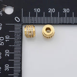 18K Gold PVD Large Hole Beads pndora or charm bracelet - Tarnish Resistant