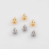 18K Gold pvd Octopus cuttlefish charm 22k s Gold Charms - Tarnish Resistant