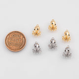 18K Gold PVD Octopus cuttlefish charm 22k s Gold Charms - Tarnish Resistant