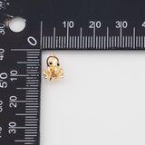 18K Gold PVD Octopus cuttlefish charm 22k s Gold Charms - Tarnish Resistant