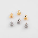 18K Gold PVD Octopus cuttlefish charm 22k s Gold Charms - Tarnish Resistant