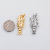 18K Gold PVD Lobster crawfish charm moveable body charm 22K s Charms - Tarnish Resistant
