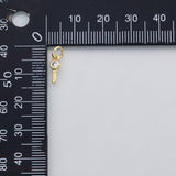18K Gold PVD Key charm s Charms - Tarnish Resistant