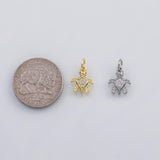 18K Gold PVD Sea turtle charm - Tarnish Resistant