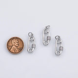18K Gold PVD Clothespin charm - Tarnish Resistant