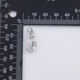 18K Gold PVD Clothespin charm - Tarnish Resistant