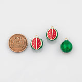 18K Gold PVD Watermelon Fruit charm Pendant, Charm - Tarnish Resistant