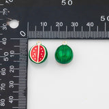 18K Gold PVD Watermelon Fruit charm Pendant, Charm - Tarnish Resistant