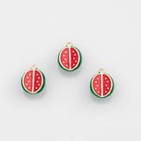 18K Gold PVD Watermelon Fruit charm Pendant, Charm - Tarnish Resistant