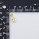 18K Gold PVD Giraffe animal charm - Tarnish Resistant