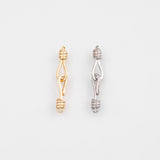 18K Gold PVD S-Hook Clasp 5x30mm s Gold Charms - Tarnish Resistant