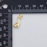 18K Gold PVD Dinosaur stegosaurus charm s Charms - Tarnish Resistant