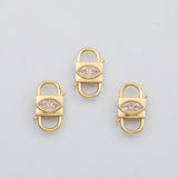 18K Gold PVD Double ended snap clasp s Charms - Tarnish Resistant