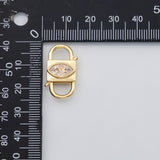 18K Gold PVD Double ended snap clasp s Charms - Tarnish Resistant