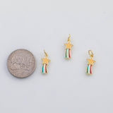 18K Gold PVD Star charm koi gold Star charm 22K s Charms - Tarnish Resistant