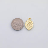 18K Gold PVD Birth month flower charm rose s Charms - Tarnish Resistant