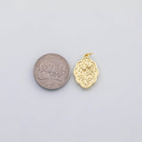 18K Gold PVD Birth month flower charm rose Charms - Tarnish Resistant