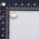 18K Gold PVD Shell charm s Gold Charms - Tarnish Resistant