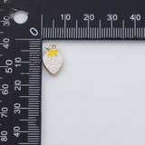 18K Gold PVD Strawberry charm 22k s Gold Charms - Tarnish Resistant