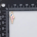 18K Gold PVD Strawberry charm 22k s Gold Charms - Tarnish Resistant