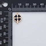 18K Gold PVD Clover charm 22k s Gold Charms - Tarnish Resistant