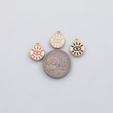 18K Gold PVD Evil Eye charm 22k s Gold Charms - Tarnish Resistant