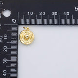 18K Gold PVD Sombrero cowboy hat charm s Charms - Tarnish Resistant