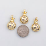 18K Gold PVD Ladybug charm s Charms - Tarnish Resistant