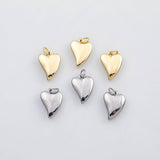 18K Gold pvd Heart charm s Charms - Tarnish Resistant