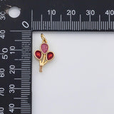 18K Gold PVD Balloon charm enamel charm charm s Charms - Tarnish Resistant