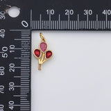 18K Gold PVD Balloon charm enamel charm charm s Charms - Tarnish Resistant