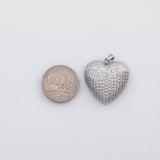 18K Gold PVD Heart charm s Gold Charms - Tarnish Resistant