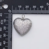 18K Gold PVD Heart charm s Gold Charms - Tarnish Resistant