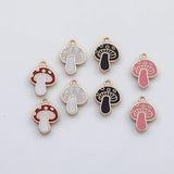 18K Gold PVD Mushroom charm s Gold Charms - Tarnish Resistant
