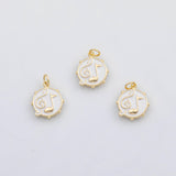 18K Gold PVD Musical note charm s Gold Charms - Tarnish Resistant