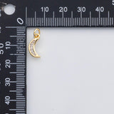 18K Gold PVD Moon charm s Charms - Tarnish Resistant