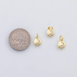 18K Gold PVD Moon charm s Charms - Tarnish Resistant