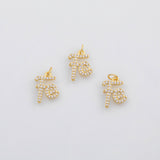 18K Gold PVD FE charm Fe charm s Charms - Tarnish Resistant