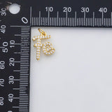 18K Gold PVD FE charm Fe charm s Charms - Tarnish Resistant