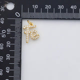 18K Gold PVD FE charm Fe charm s Charms - Tarnish Resistant