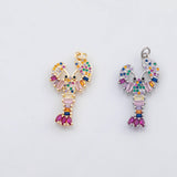 18K Gold PVD Lobster crayfish charm s Charms - Tarnish Resistant