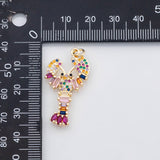 18K Gold PVD Lobster crayfish charm s Charms - Tarnish Resistant