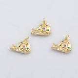 18K Gold PVD Snail charm animal charm s Charms - Tarnish Resistant