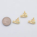 18K Gold PVD Snail charm animal charm s Charms - Tarnish Resistant